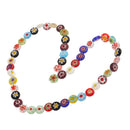 DIY Jewelry Accessory Mixed Colours Resin Stripe Eye Beads 8mm