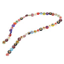 DIY Jewelry Accessory Mixed Colours Resin Stripe Eye Beads 8mm