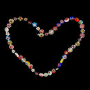 DIY Jewelry Accessory Mixed Colours Resin Stripe Eye Beads 8mm