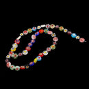 DIY Jewelry Accessory Mixed Colours Resin Stripe Eye Beads 8mm