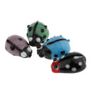 10 Pieces Glass Spacer Loose Ladybug Beads Colored fit Bracelet Earring Pendant Jewelry Charms Making