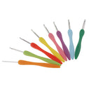 8 Sizes Crochet Hooks Needles Set with Soft Grip Handle 2.5mm-6mm