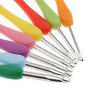 8 Sizes Crochet Hooks Needles Set with Soft Grip Handle 2.5mm-6mm
