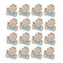 16 Pieces DY Cartoon Wooden Pieces Scrapbooking Baby Shower Decor Style 5