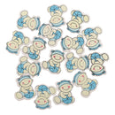 16 Pieces DY Cartoon Wooden Pieces Scrapbooking Baby Shower Decor Style
