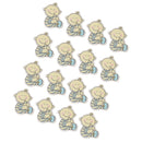 16 Pieces DY Cartoon Wooden Pieces Scrapbooking Baby Shower Decor Style 8