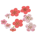 40 Piedces DIY Diary Album Sticker Scrapbooking Craft New Plum blossom