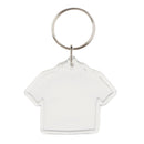 10Pieces Clothes Shape Blank Insert Photo Picture Frame Split Ring Keychain
