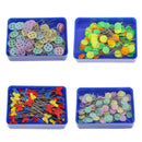 85 Pieces Mixed Color DIY Sewing accessories Patchwork Pins Flower Pin Sewing Pin With Box