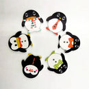 100Pcs Penguin Shapes Wood Buttons for Sewing Crafting 25mm