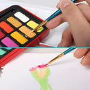 Watercolor Paints Set 12 Colors with Brush Artist Craft School Stationeries