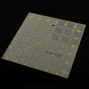 Square Shape Grid Acrylic Sewing Quilting Ruler Templates Tool for Patchwork Crafts 16.5x16.5cm
