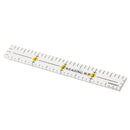 4"x0.5" Acrylic Patchwork Quilting Sewing Ruler Seam Gauge for Sewing Crafts