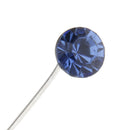 12 Pieces Round Crystal Hijab Pins Scarf Shawl Safety Pins Dressmaking Pins Fashion Jewelry Brooch