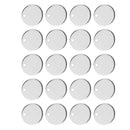 Pack of 20PCS Alloy Round Pieces With Hole For Jewelry Necklace Earrings Jewelry Bracelet Making Craft Projects DIY Silver