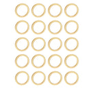 Pack of 20PCS Brass Copper Circle For Jewelry Necklace Earrings Making Craft Projects DIY Gold