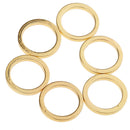 Pack of 20PCS Brass Copper Circle For Jewelry Necklace Earrings Making Craft Projects DIY Gold