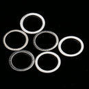 Pack of 20PCS Brass Copper Circle For Jewelry Necklace Earrings Making Craft Projects DIY Silver