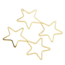 Pack of 20PCS Alloy Star Shape Findings For Jewelry Necklace Earrings Making DIY Craft Supplies Gold