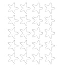 Pack of 20PCS Alloy Star Shape Findings For Jewelry Necklace Earrings Making DIY Craft Supplies Silver