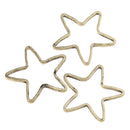 Pack of 20PCS Alloy Star Shape Findings For Jewelry Necklace Earrings Making DIY Craft Supplies Bronze