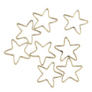 Pack of 20PCS Alloy Star Shape Findings For Jewelry Necklace Earrings Making DIY Craft Supplies Bronze