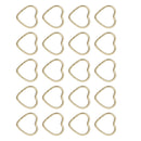 Pack of 20PCS Alloy Heart Shape Findings Charms For Jewelry Bracelet Necklace Earrings Making Craft Bronze