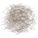 Pack of 500PCS T Shape Needles Flat Head Pins For Beading Crafts Jewelry Necklace Earrings Bracelet Making 32mm