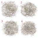 Pack of 500PCS Eyepins Eye Pins Needles For Jewelry Necklace Earrings Making Craft DIY 40mm