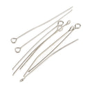 Pack of 500PCS Eyepins Eye Pins Needles For Jewelry Necklace Earrings Making Craft DIY 40mm