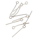 Pack of 500PCS Eyepins Eye Pins Needles For Jewelry Necklace Earrings Making Craft DIY 20mm