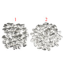 50 Pieces Alloy Mama Pattern Heart Shape Hanging Pendant Charms for Jewelry Making Crafts