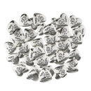 50 Pieces Alloy Mama Pattern Heart Shape Hanging Pendant Charms for Jewelry Making Crafts
