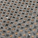 Iron On Beaded Glass Rhinestone Mesh Trim Appliques Bags Shoes DIY Motifs