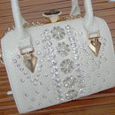 Iron On Beaded Glass Rhinestone Mesh Trim Appliques Bags Shoes DIY Motifs