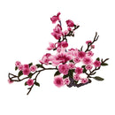 Sewing Embellishments Scrapbooking Clothes Costume DIY Lace Embroidered Venise Trim Clothes Sewing Applique Plum Blossom Pink