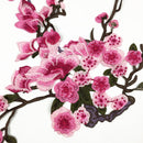 Sewing Embellishments Scrapbooking Clothes Costume DIY Lace Embroidered Venise Trim Clothes Sewing Applique Plum Blossom Pink