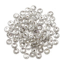 100 Pieces Tibetan Silver Spacer Beads fit Charm Chain DIY Jewelry Findings 6mm