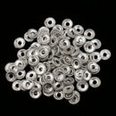 100 Pieces Tibetan Silver Spacer Beads fit Charm Chain DIY Jewelry Findings 6mm