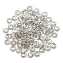 100 Pieces Tibetan Silver Spacer Beads fit Charm Chain DIY Jewelry Findings 6mm