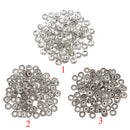 100 Pieces Tibetan Silver Spacer Beads fit Charm Chain DIY Jewelry Findings 6mm
