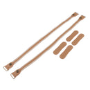 Pack of 2PCS PU Leather Replacement Strap for Women Ladies Purse Handbag Accessories Light Coffee