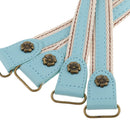 Pack of 2PCS PU Leather Replacement Strap for Women Ladies Purse Handbag Accessories Sky Blue