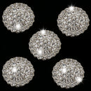 5 Pieces Pearl+ Rhinestone Decorative Button Sewing Button Garment Accs 17mm
