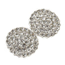 5 Pieces Pearl+ Rhinestone Decorative Button Sewing Button Garment Accs 17mm