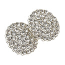 5 Pieces Pearl+ Rhinestone Decorative Button Sewing Button Garment Accs 17mm