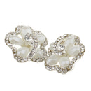 5 Pieces Pearl+ Rhinestone Decorative Button Sewing Buttons Craft 18x18mm