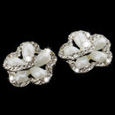 5 Pieces Pearl+ Rhinestone Decorative Button Sewing Buttons Craft 18x18mm