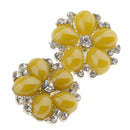5 Piece Rhinestone Shank Buttons DIY Embellishments for Sewing Crafting 18mm