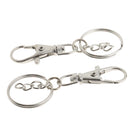 20 Pieces Lobster Clasps Claw Swivel Trigger Clips Snap Hooks Key Ring